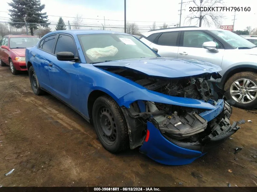 2C3CDXKT7FH796160 2015 Dodge Charger Police