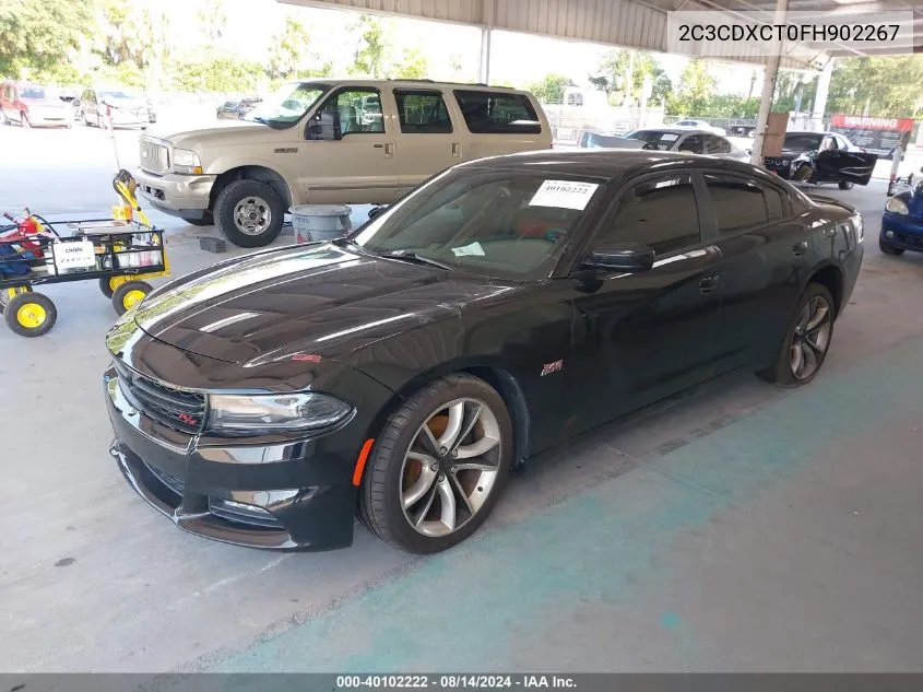 2015 Dodge Charger Road/Track VIN: 2C3CDXCT0FH902267 Lot: 40102222