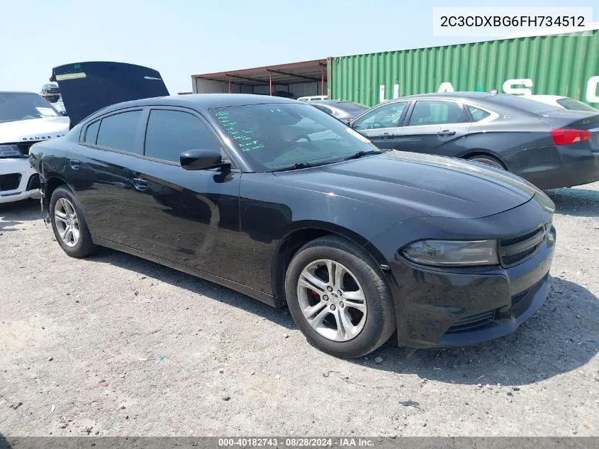 2C3CDXBG6FH734512 2015 Dodge Charger Se