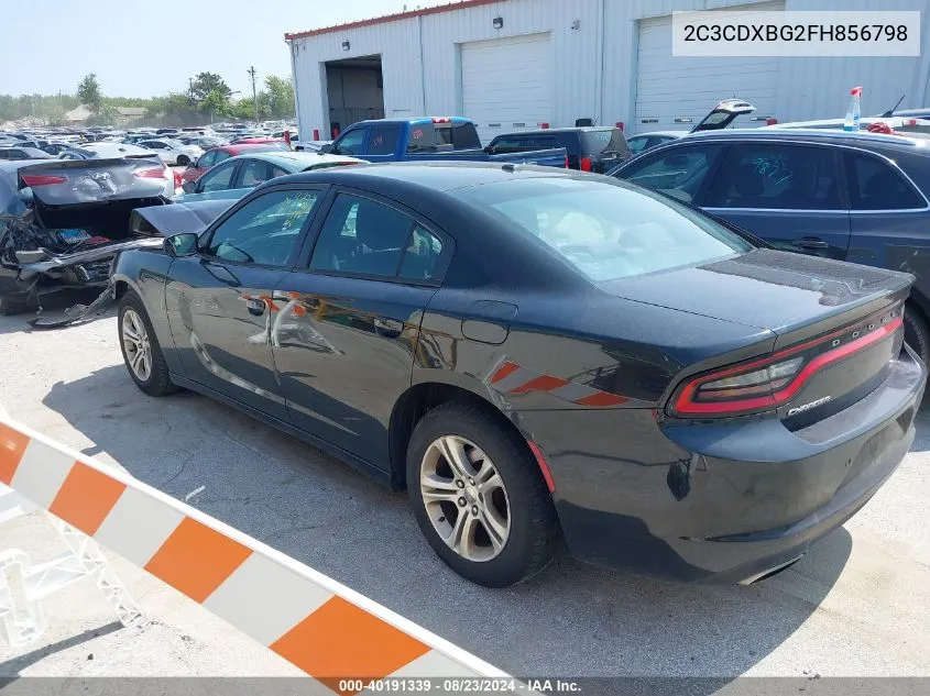 2C3CDXBG2FH856798 2015 Dodge Charger Se