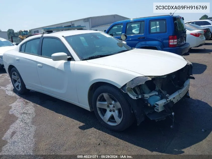 2C3CDXAG9FH916769 2015 Dodge Charger Police