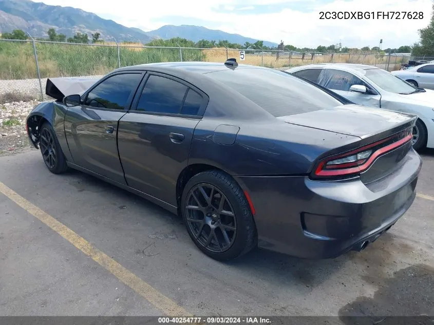 2015 Dodge Charger Se VIN: 2C3CDXBG1FH727628 Lot: 40254777