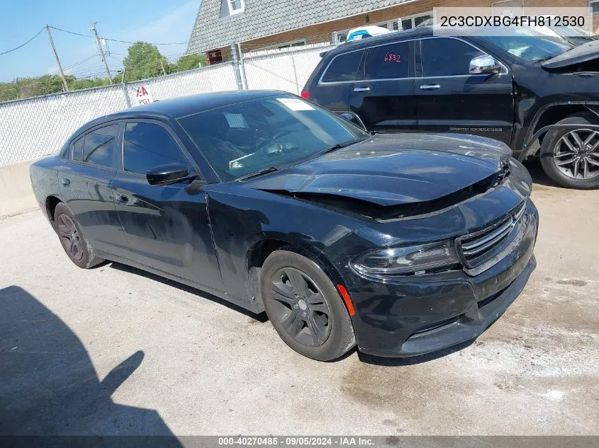 2015 Dodge Charger Se VIN: 2C3CDXBG4FH812530 Lot: 40270485