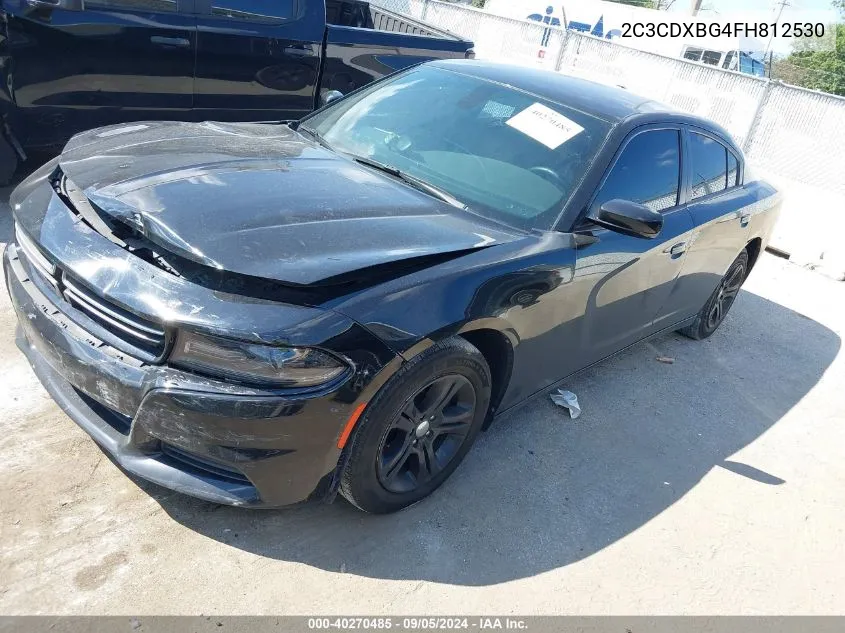 2C3CDXBG4FH812530 2015 Dodge Charger Se