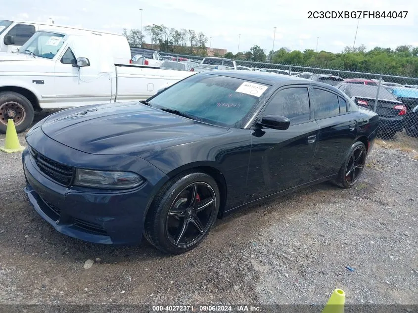 2015 Dodge Charger Se VIN: 2C3CDXBG7FH844047 Lot: 40272371