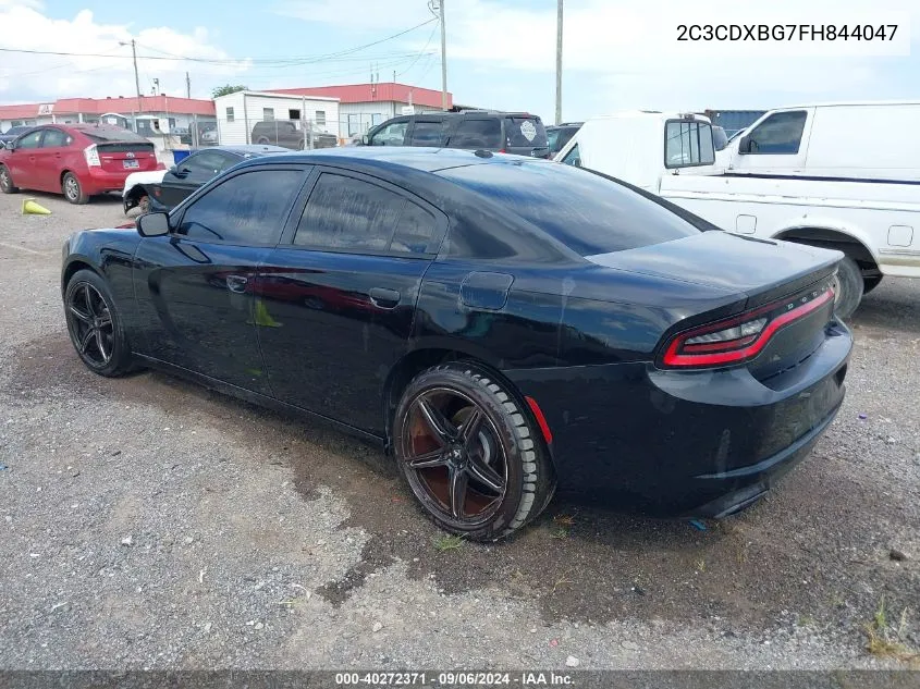 2015 Dodge Charger Se VIN: 2C3CDXBG7FH844047 Lot: 40272371