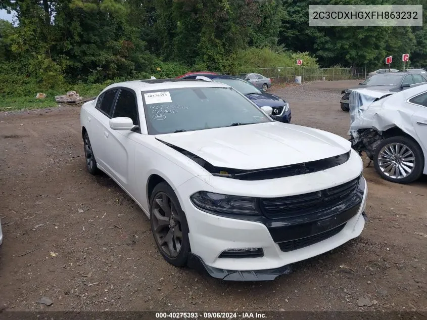 2C3CDXHGXFH863232 2015 Dodge Charger Sxt