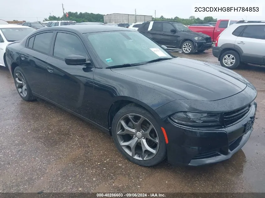 2C3CDXHG8FH784853 2015 Dodge Charger Sxt