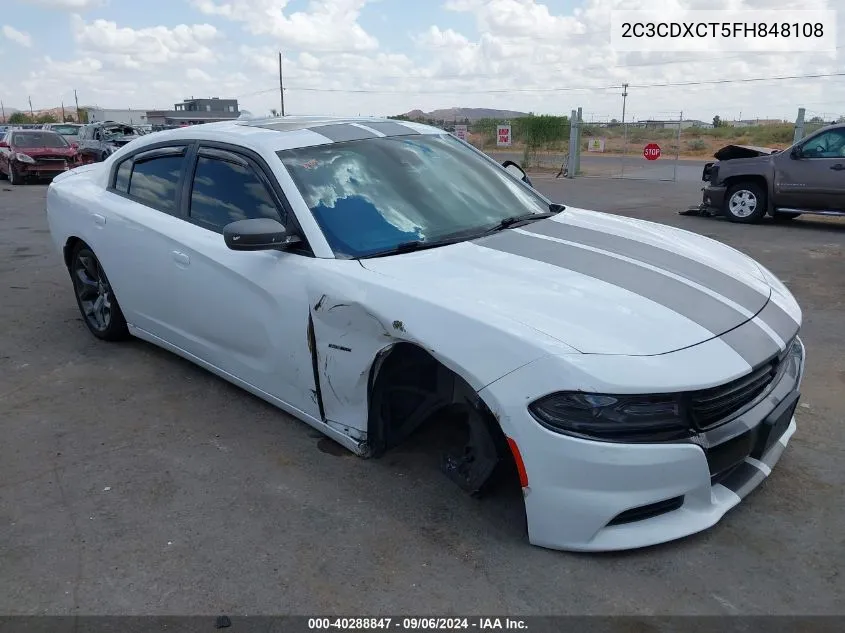 2C3CDXCT5FH848108 2015 Dodge Charger R/T