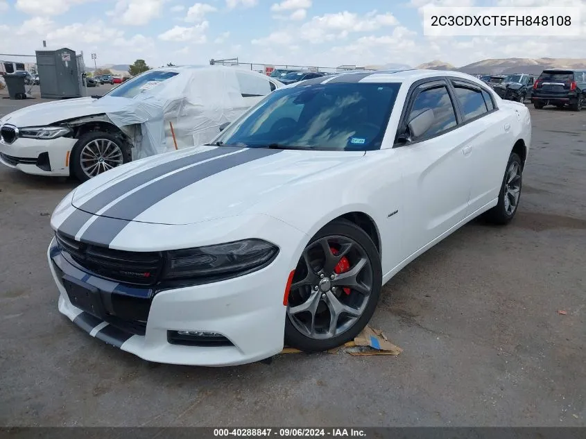 2C3CDXCT5FH848108 2015 Dodge Charger R/T