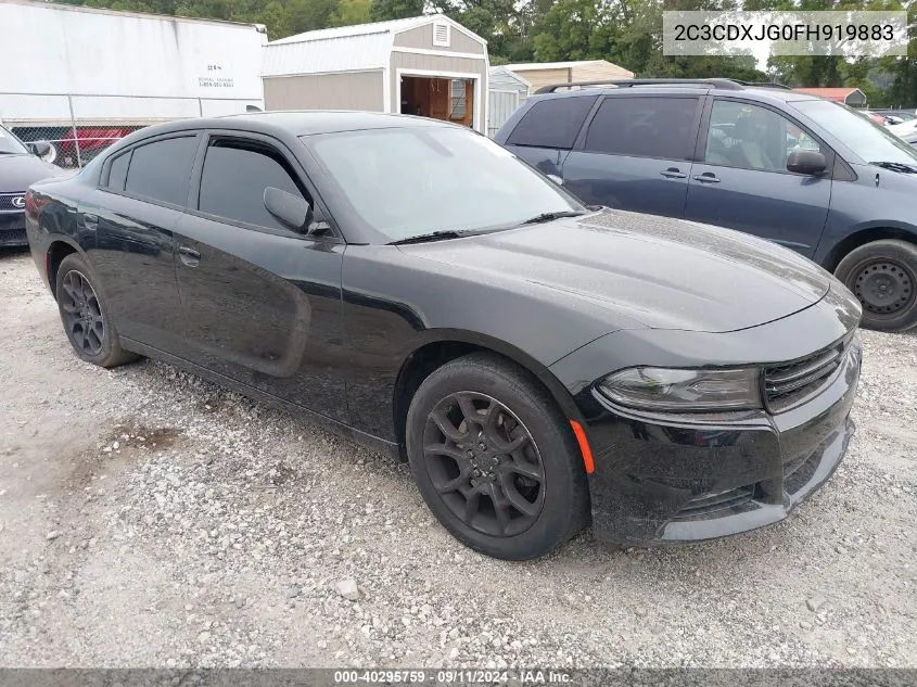 2015 Dodge Charger Sxt VIN: 2C3CDXJG0FH919883 Lot: 40295759