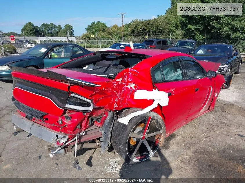 2015 Dodge Charger R/T VIN: 2C3CDXCT7FH731937 Lot: 40325312