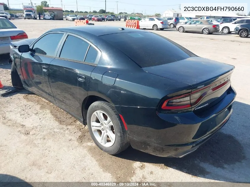 2C3CDXBG4FH790660 2015 Dodge Charger Se