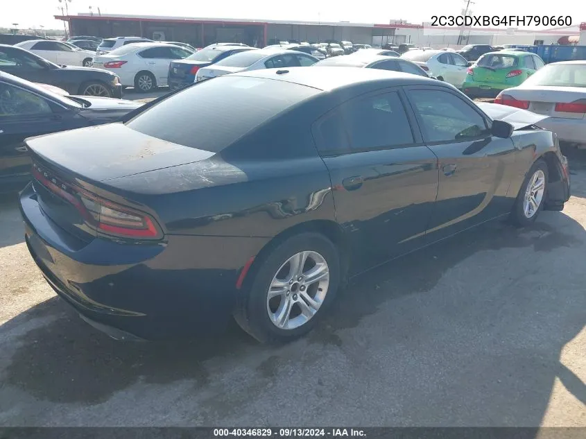 2C3CDXBG4FH790660 2015 Dodge Charger Se