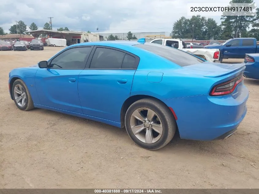 2C3CDXCT0FH917481 2015 Dodge Charger R/T