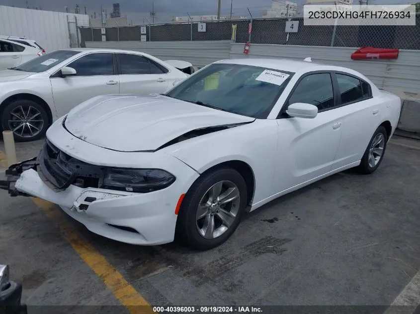 2C3CDXHG4FH726934 2015 Dodge Charger Sxt