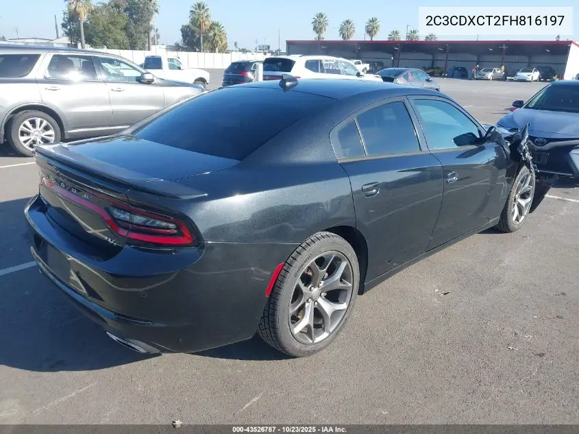2C3CDXCT2FH816197 2015 Dodge Charger R/T