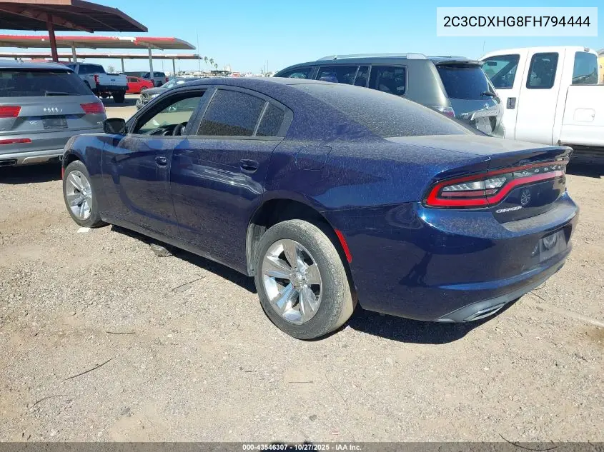 2C3CDXHG8FH794444 2015 Dodge Charger Sxt