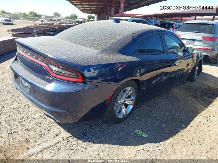 2C3CDXHG8FH794444 2015 Dodge Charger Sxt