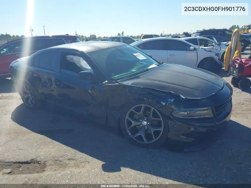 2C3CDXHG0FH901776 2015 Dodge Charger Sxt