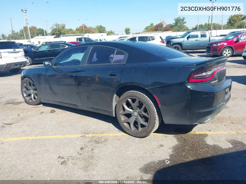 2C3CDXHG0FH901776 2015 Dodge Charger Sxt