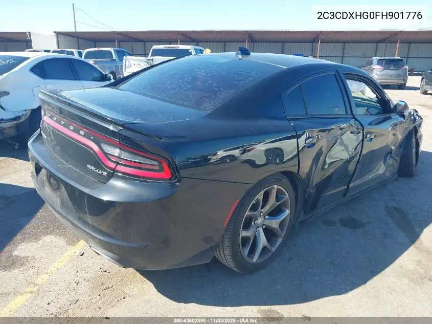 2C3CDXHG0FH901776 2015 Dodge Charger Sxt