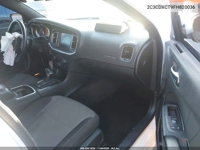 2C3CDXCT9FH820036 2015 Dodge Charger R/T