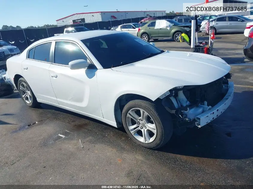 2C3CDXBG8FH737685 2015 Dodge Charger Se