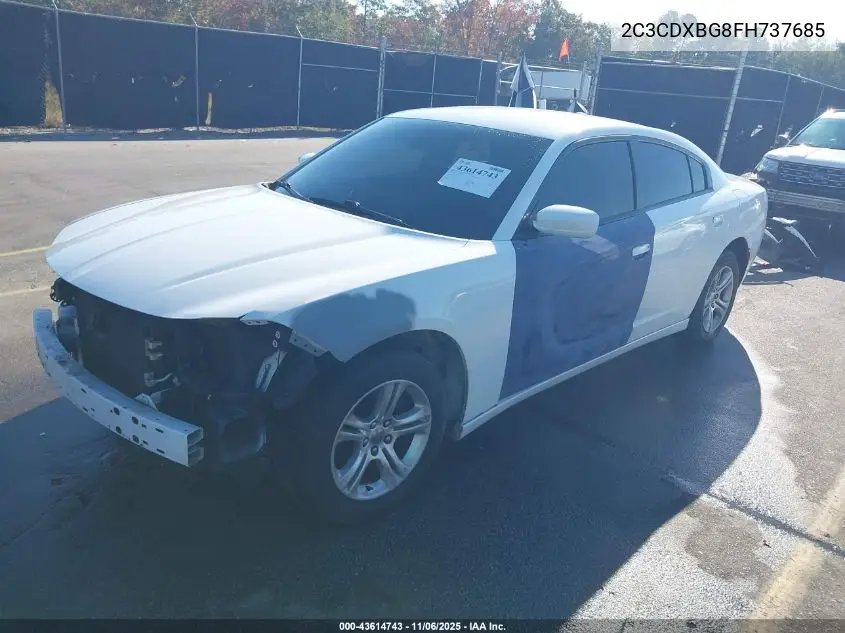 2C3CDXBG8FH737685 2015 Dodge Charger Se
