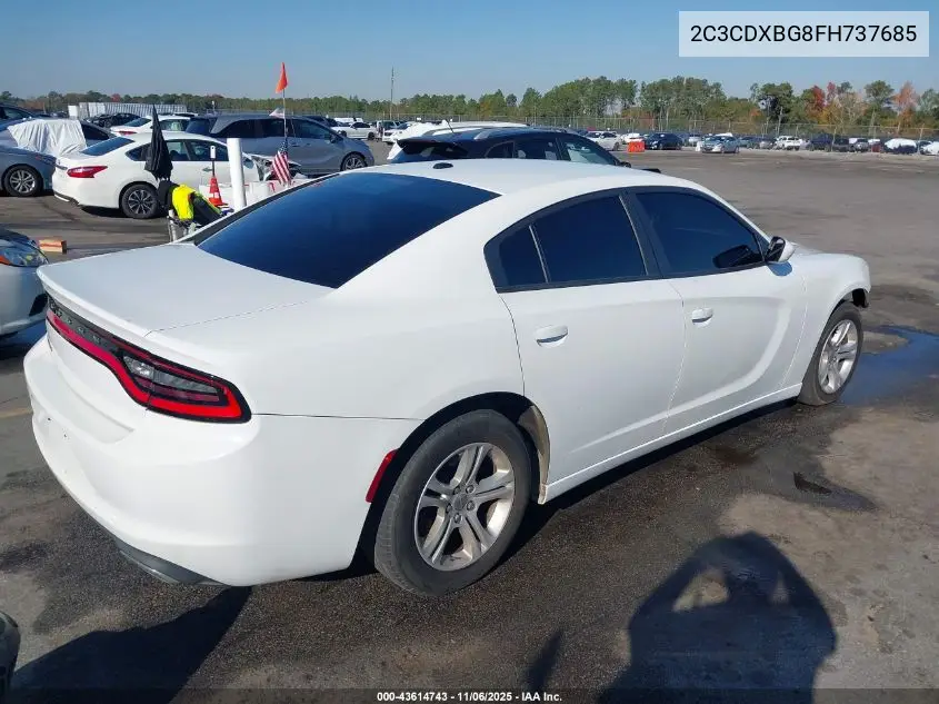 2C3CDXBG8FH737685 2015 Dodge Charger Se