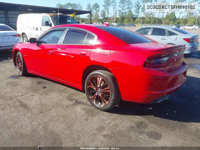 2C3CDXCT5FH890102 2015 Dodge Charger R/T