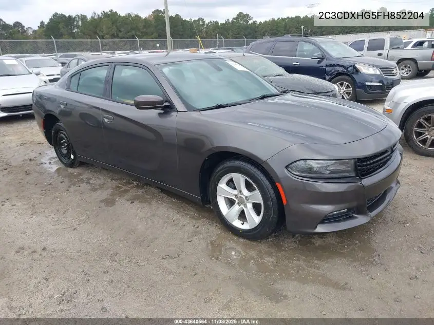 2C3CDXHG5FH852204 2015 Dodge Charger Sxt