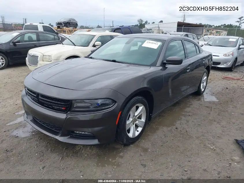 2C3CDXHG5FH852204 2015 Dodge Charger Sxt