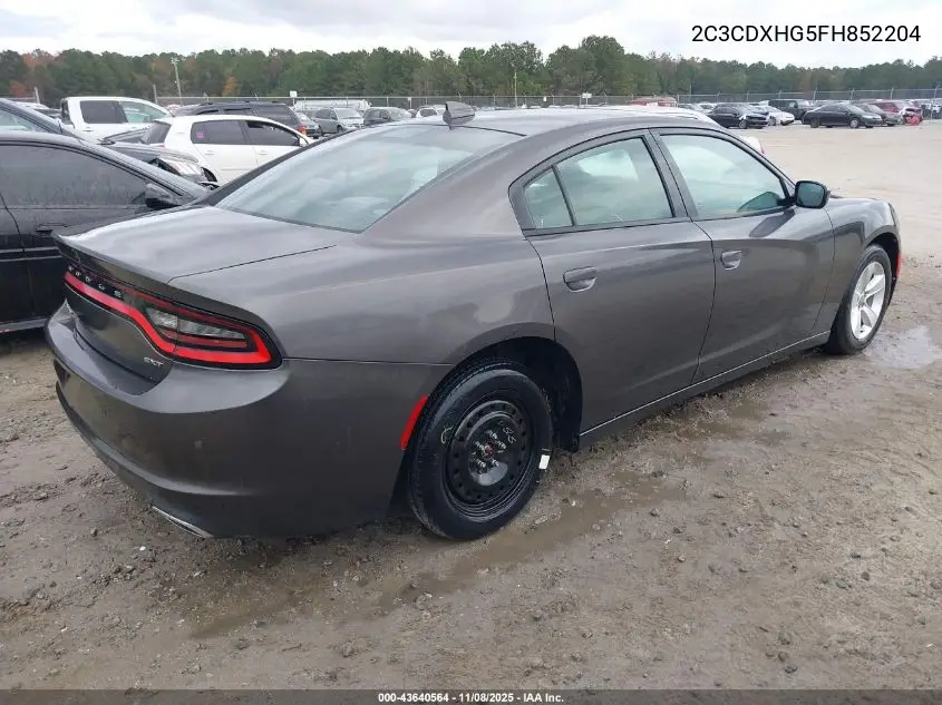 2C3CDXHG5FH852204 2015 Dodge Charger Sxt
