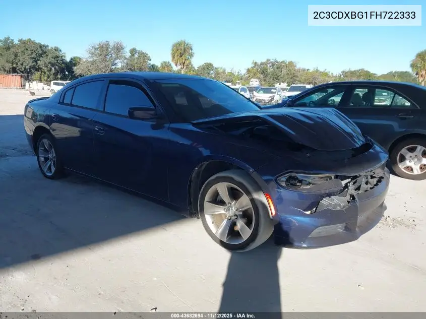 2C3CDXBG1FH722333 2015 Dodge Charger Se