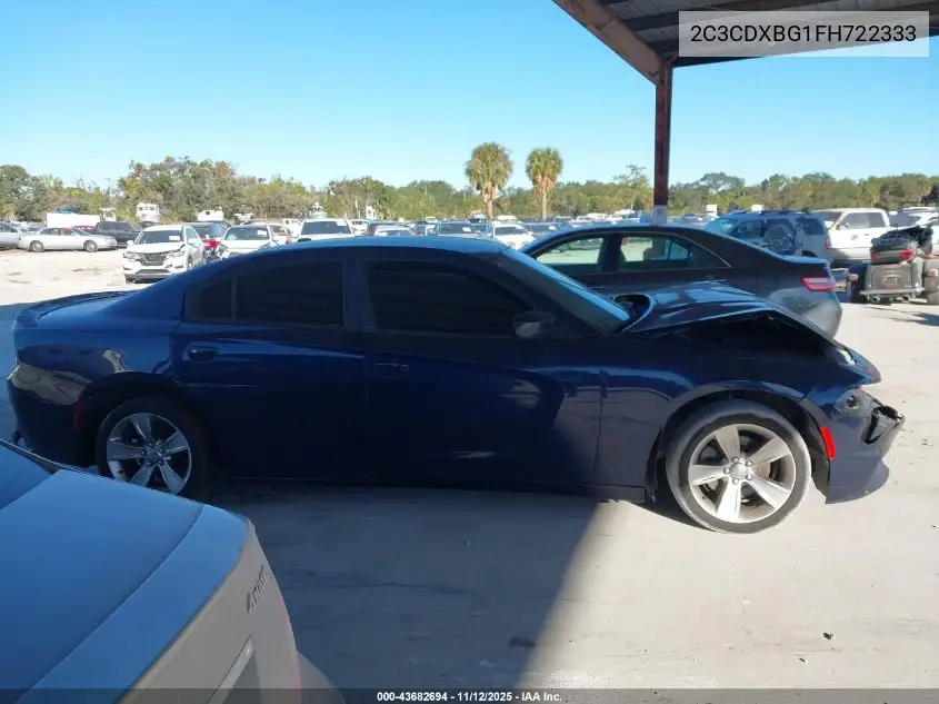 2C3CDXBG1FH722333 2015 Dodge Charger Se