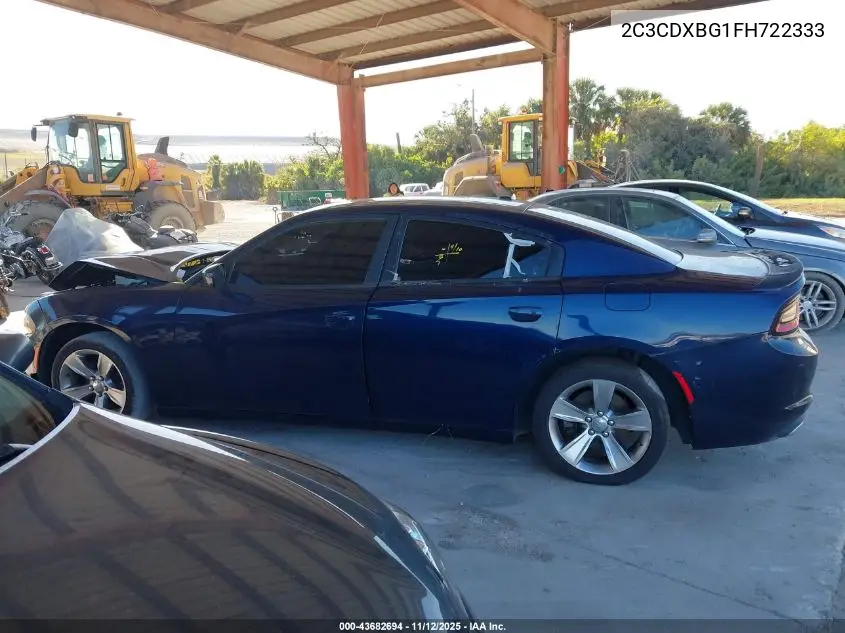 2C3CDXBG1FH722333 2015 Dodge Charger Se
