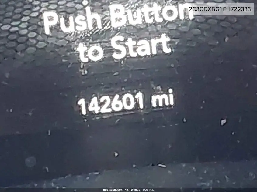 2C3CDXBG1FH722333 2015 Dodge Charger Se