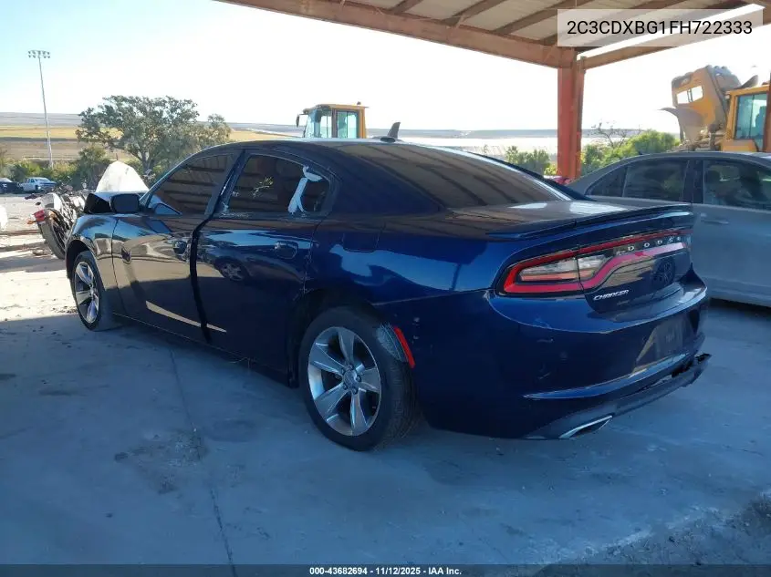 2C3CDXBG1FH722333 2015 Dodge Charger Se