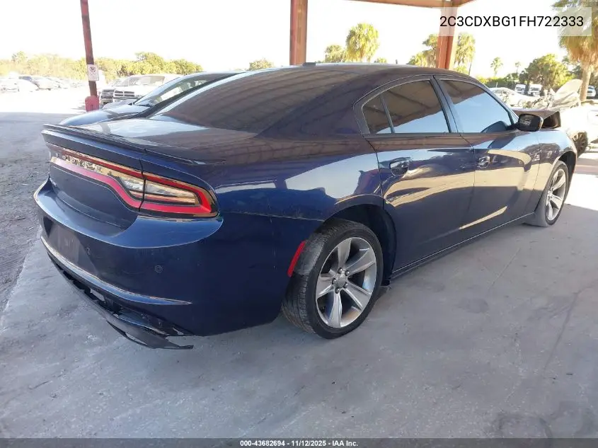2C3CDXBG1FH722333 2015 Dodge Charger Se