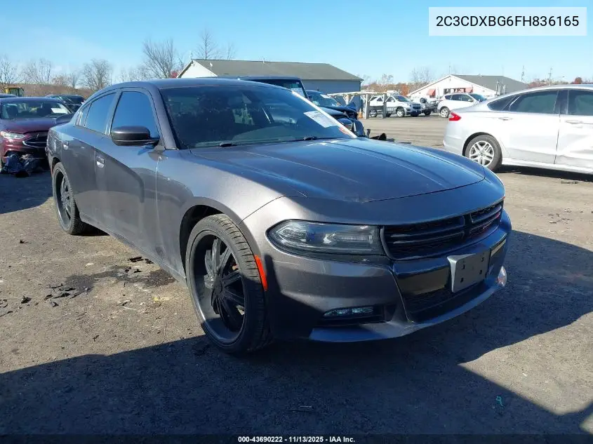 2C3CDXBG6FH836165 2015 Dodge Charger Se