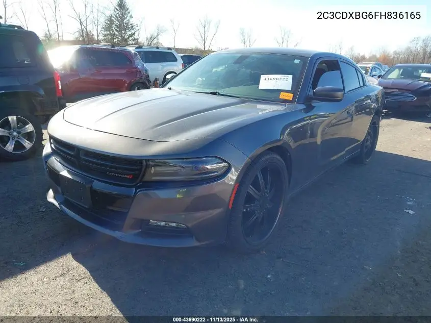 2C3CDXBG6FH836165 2015 Dodge Charger Se