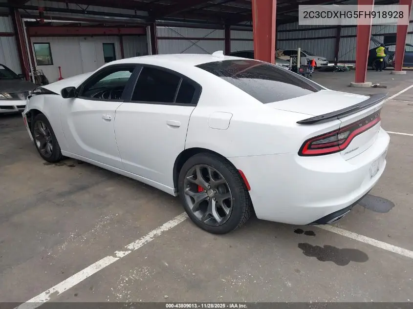 2C3CDXHG5FH918928 2015 Dodge Charger Sxt