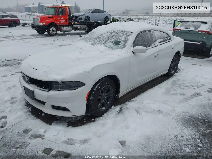 2C3CDXBG2FH810016 2015 Dodge Charger Se
