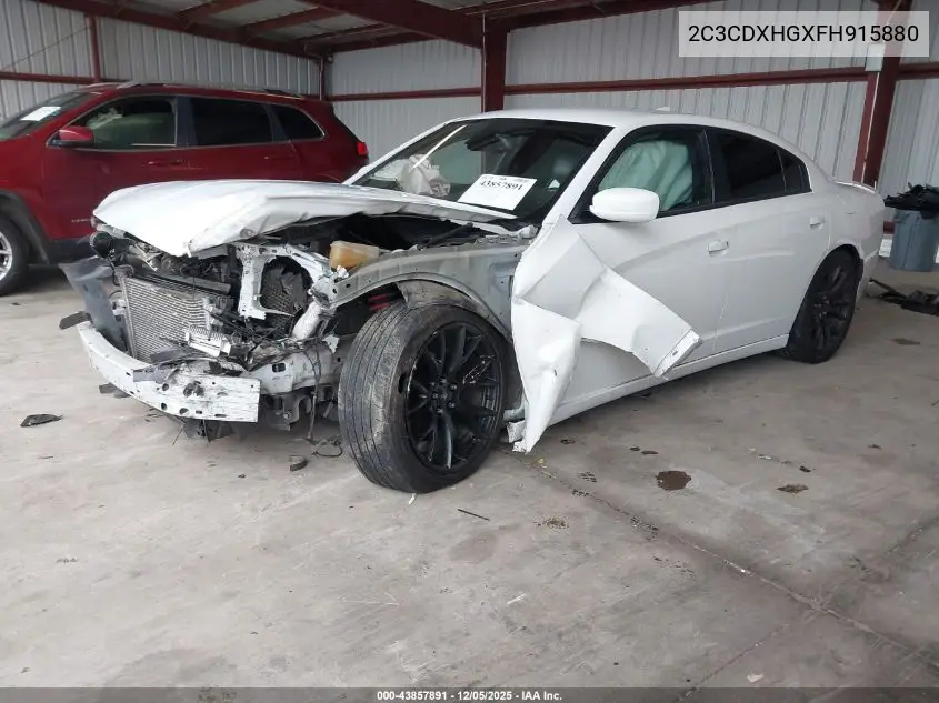 2C3CDXHGXFH915880 2015 Dodge Charger Sxt
