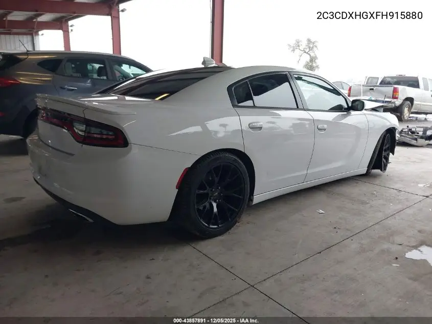 2C3CDXHGXFH915880 2015 Dodge Charger Sxt