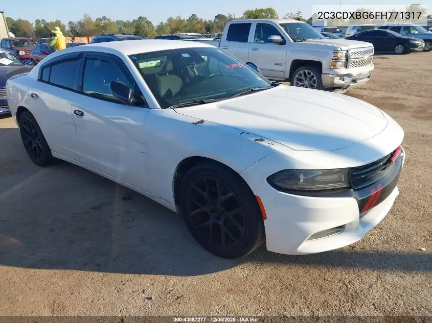 2C3CDXBG6FH771317 2015 Dodge Charger Se