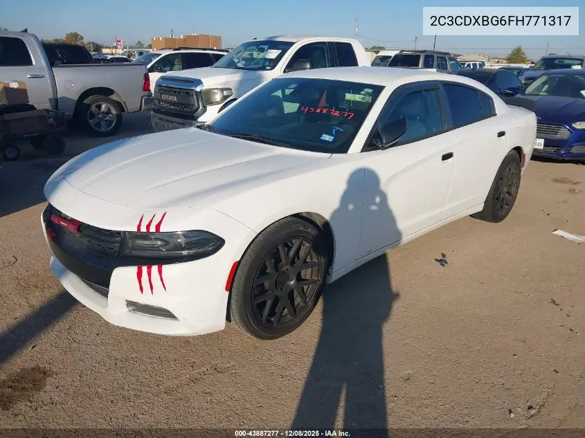 2C3CDXBG6FH771317 2015 Dodge Charger Se