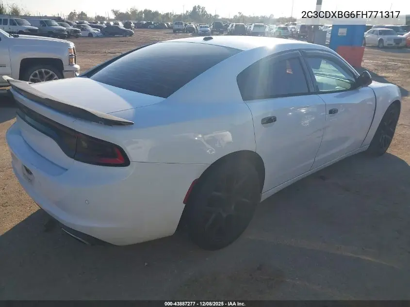 2C3CDXBG6FH771317 2015 Dodge Charger Se
