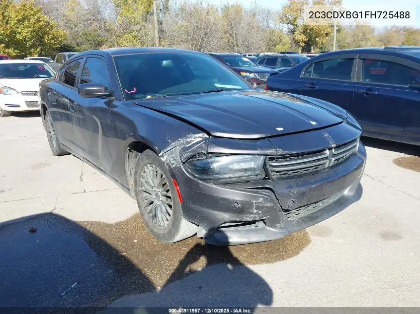 2C3CDXBG1FH725488 2015 Dodge Charger Se